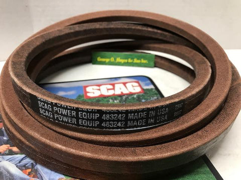 Scag Mower OEM  Deck SMWC 52V Belt #483242 (MADE WITH KEVLAR)
