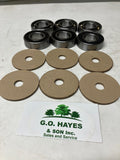 Grasshopper Mower Spindle Bearing & Fiber Washer SET G110082/G421200 (6 Each) Not OEM