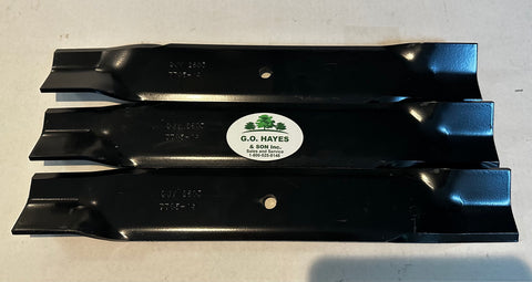 Walker Mower OEM 52" Rear Discharge Blade SET (3) 7705-14
