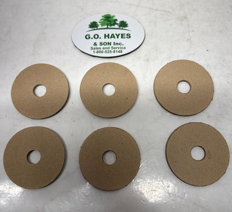 Fiber Blade Washers (6) #421200 for Grasshopper Mowers and Others