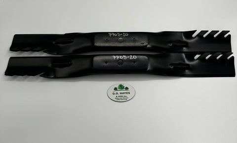OEM Specs Walker Mower 7705-20 (SU7705-58) Side Discharge Mulching Blades