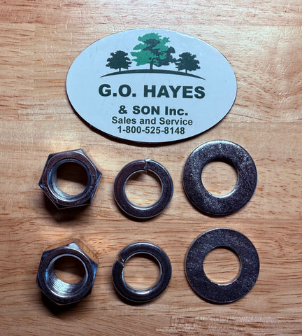 Walker Mower Blade Deck Mounting hardware F018, F055, F056