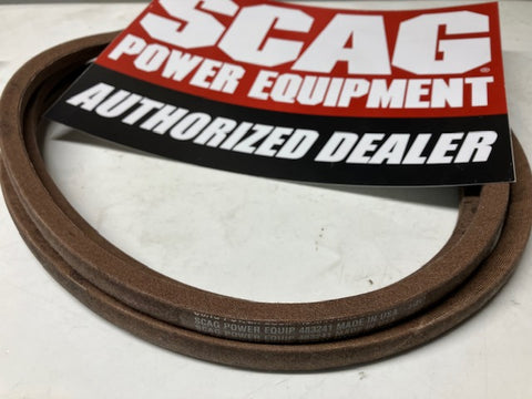 Scag Mower OEM Deck Drive Belt #483241 (MADE WITH KEVLAR)