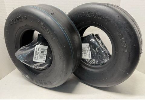 Walker Mower SET (2) Smooth Rear Tires WITH TUBES 13 x 5.0-6 replaces #7035-1