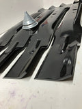 Walker Mower #7705-1 Blade SET (4) for 48" SD Decks made to OEM Spec+ FREE blade balancer
