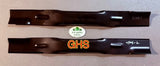 U Pick GHS or Side Discharge 48" WALKER MOWER Deck 25" BLADE Set OEM Specs.