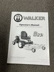 Walker MowerB23i manual Serial number 154037 #4000-23