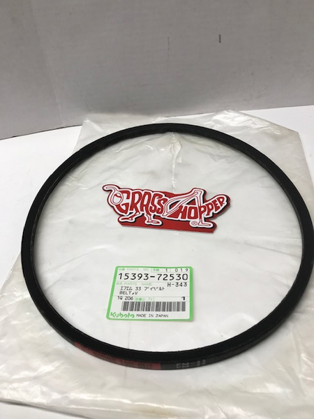 Grasshopper Diesel D1105 &D1305 FAN V BELT, KUBOTA #15393-72530