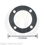 These are Walker Mower OEM  Gasket Caps #P007  for Gearboxes SET of four (4).