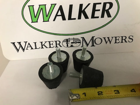 WALKER MOWER  Rubber Bumpers 5845 SET of (4) four - body kit fits models D & T